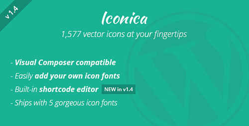 CodeCanyon - Iconica v1.4 - Vector Icons for WordPress