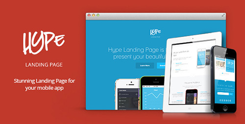 ThemeForest - Hype - App Landing Page - RIP