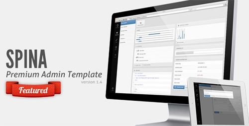 ThemeForest - Spina v1.4 - Premium Admin Template + Tablet Theme - FULL