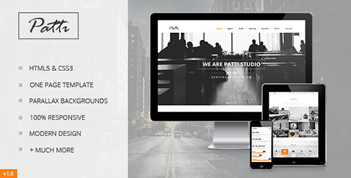 ThemeForest - Patti - Parallax One Page HTML Template - RIP