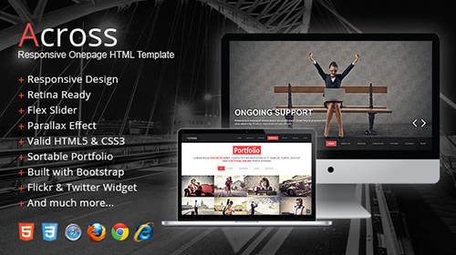 Mojo-Themes - Aross - Responsive One Page HTML Template - RIP