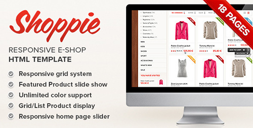 ThemeForest - Shoppie - Responsive E-Shop HTML Template - RIP