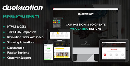ThemeForest - Duelmotion - Responsive Onepage Parallax Template - RIP