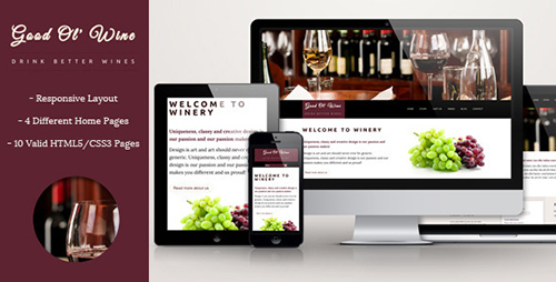 ThemeForest - Good Ol' Wine - Wine and Winery Template - RIP