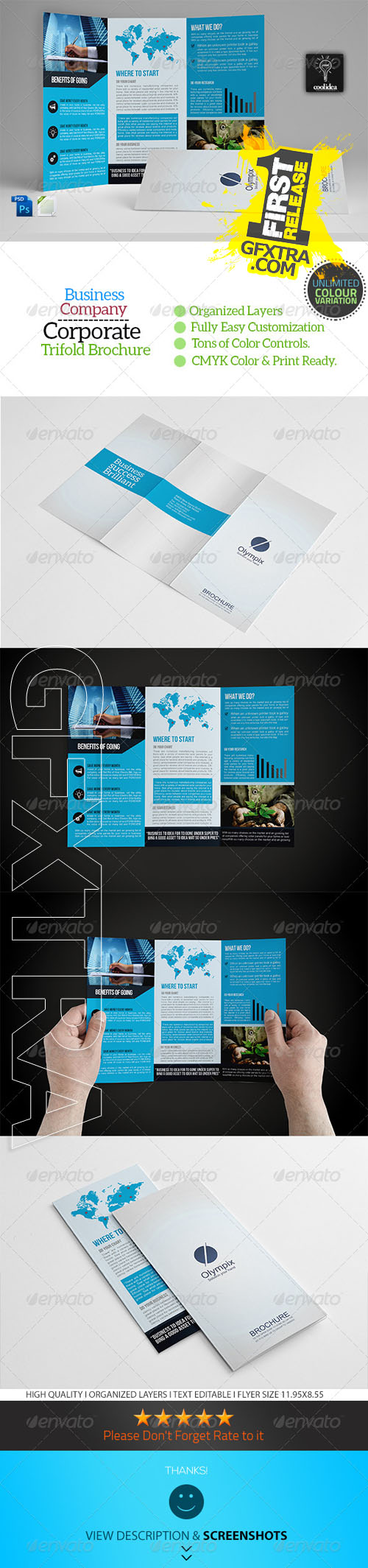 GraphicRiver - A4 Trifold Business Brochure Template Vol01 6756221