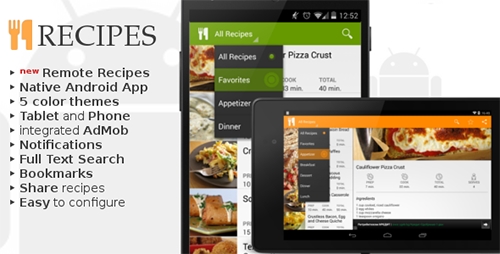 CodeCanyon - Android Recipes App v1.0.1