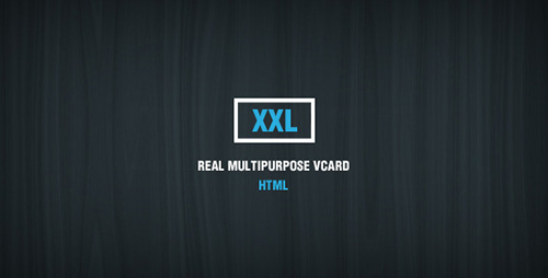 ThemeForest - XXL - Multipurpose HTML vCard - RIP