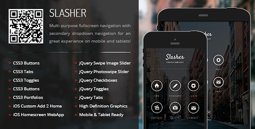 ThemeForest - Slasher | Mobile & Tablet Responsive Template - RIP
