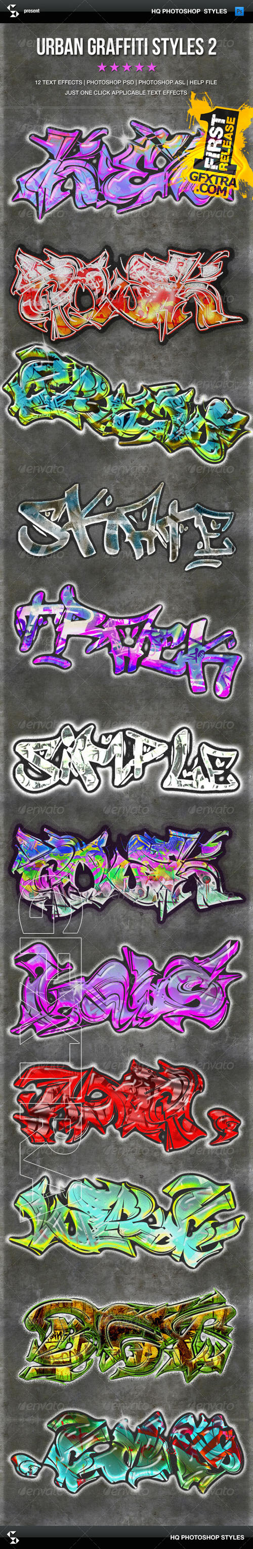 GraphicRiver - Urban Graffiti Text Effects 2