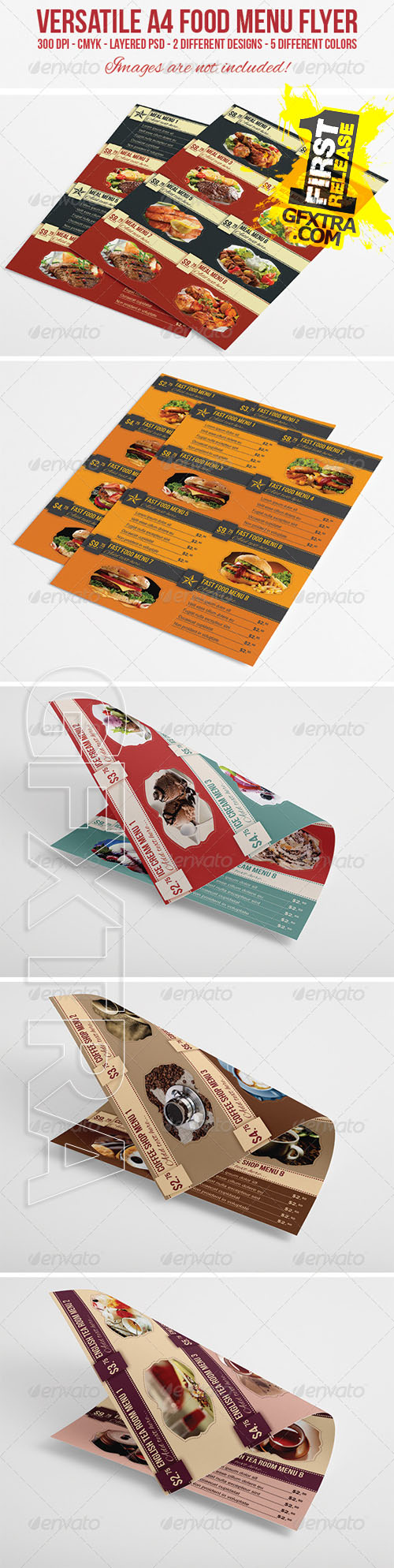 GraphicRiver - A4 Food Menu / Flyer 