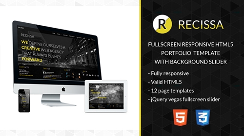 Mojo-Themes - Recissa - Fullscreen Responsive HTML5 Template - RIP