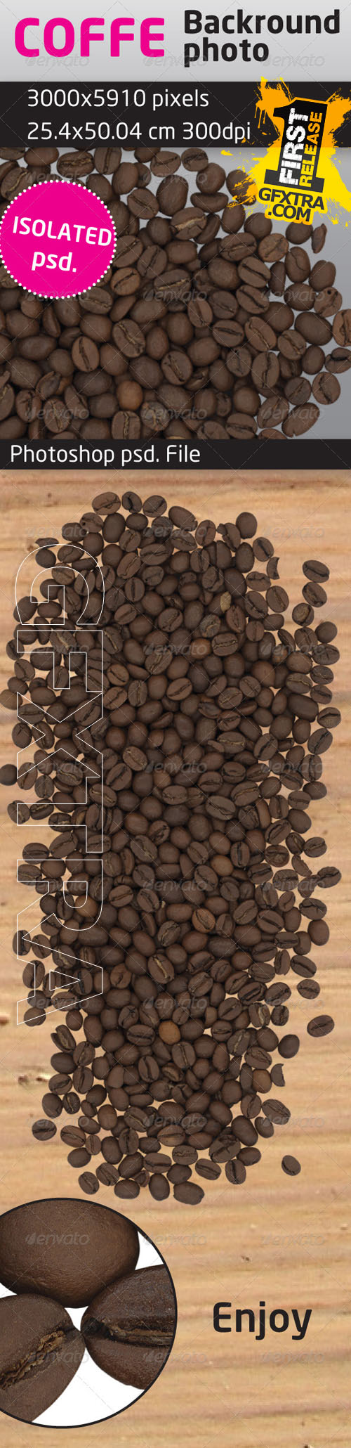 GraphicRiver - Coffee Beans Isolated Backround 1127683