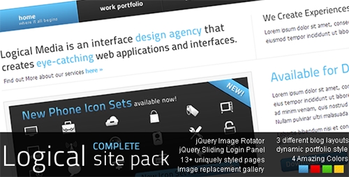 ThemeForest - LOGICAL Complete Site Pack - RIP