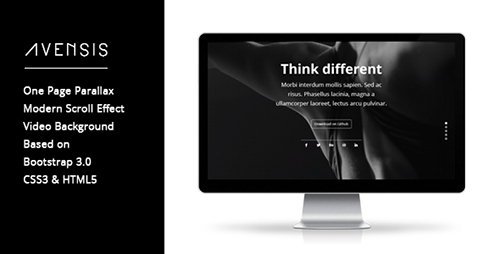 ThemeForest - Avensis - One Page Parallax Template - RIP