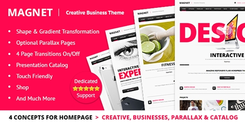 ThemeForest - Magnet v1.0.7 - Creative Business WordPress Theme
