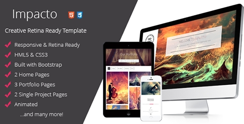 ThemeForest - Impacto - Flavorful and Minimalistic Template - RIP