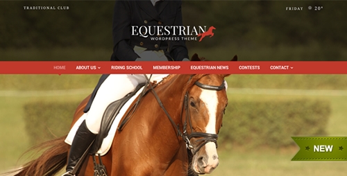 ThemeForest - Equestrian v2.5 - WordPress Theme