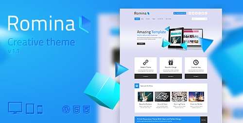 ThemeForest - Romina v1.1 - Creative WordPress Theme