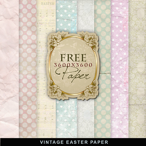 Textures - Old Style Easter Papers Vol.2