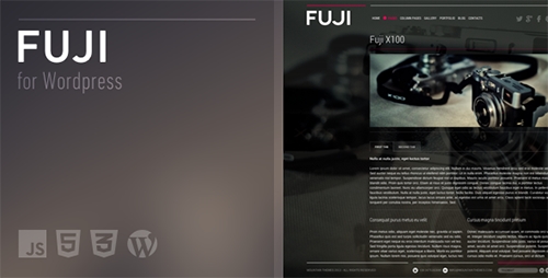 ThemeForest - Fuji v1.33 - Full Screen, Responsive & Retina Ready