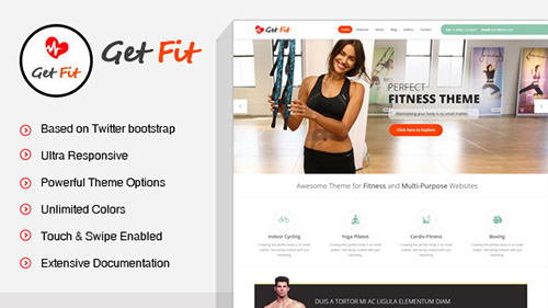 ThemeForest - GetFit v1.0.1 - Gym Fitness Multipurpose WP Theme