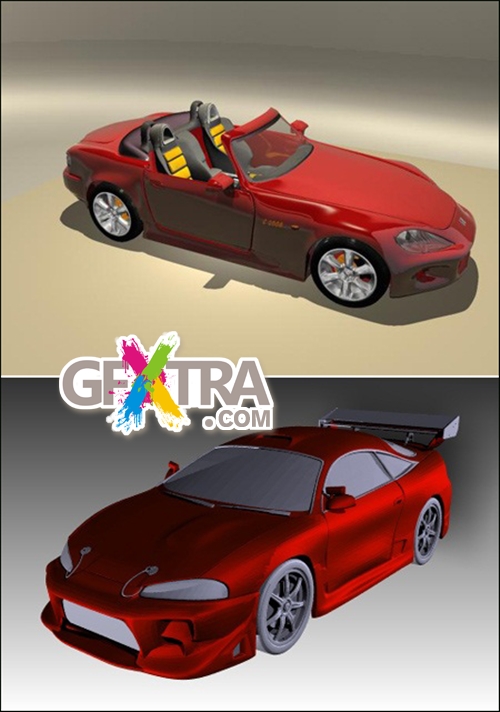 3D Models of Sports Cars