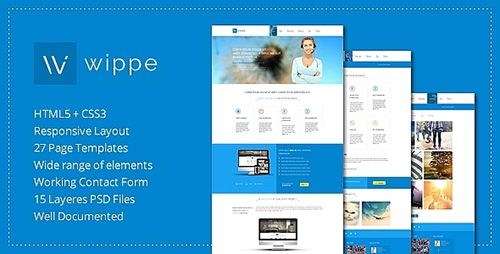 ThemeForest - Wippe - Responsive HTML Template - RIP