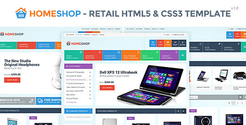 ThemeForest - Home Shop - Retail HTML5 & CSS3 Template - RIP