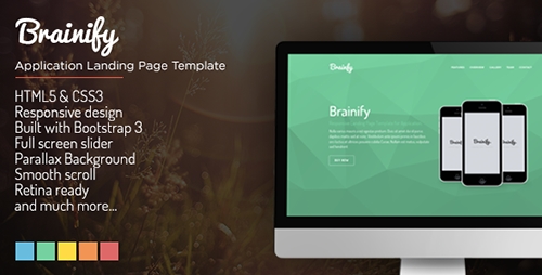 ThemeForest - Brainify - Application Landing Page Template - RIP
