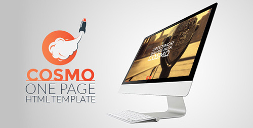 ThemeForest - Cosmo - HTML5 One Page Template - RIP