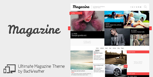 ThemeForest - Magazine v1.0 - News / Blog / Review Theme