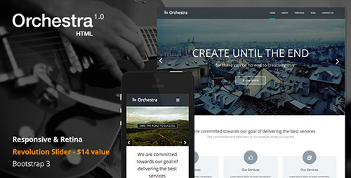 ThemeForest - Orchestra - Responsive HTML template - RIP
