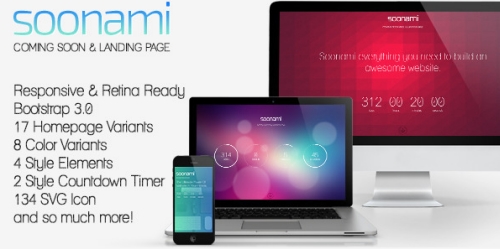 ThemeForest - Soonami - Coming Soon Page - RIP