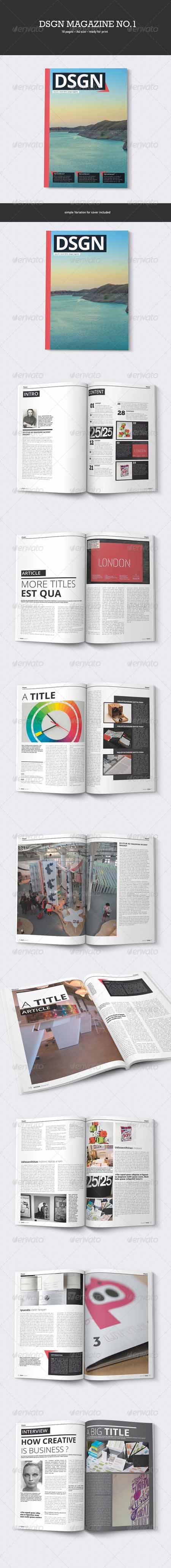 Graphicriver - DSGN Design Magazine No.1