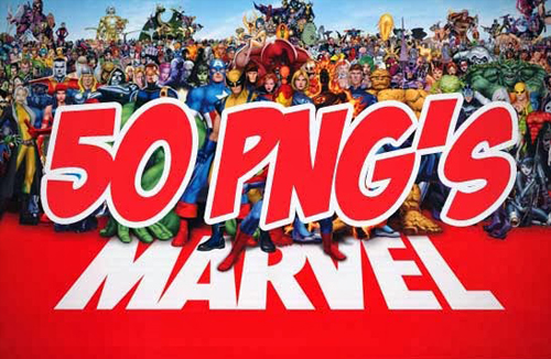 50 HD Images of Marvel Heroes in PNG + Marvel Encyclopedia