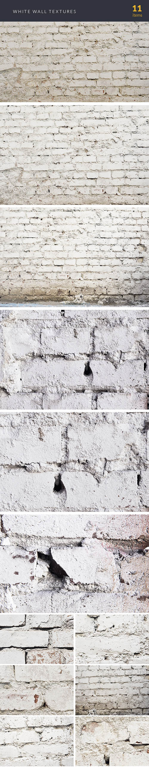 White Wall Textures Set 1