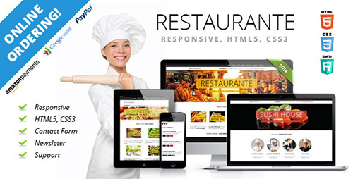 ThemeForest - Restaurante - Responsive HTML5 Template - RIP