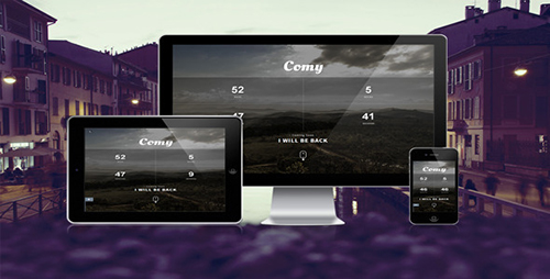 ThemeForest - Comy-Responsive Html Coming Soon Template - RIP