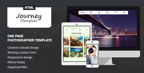 ThemeForest - Journey - Onepage Photographer Template - RIP