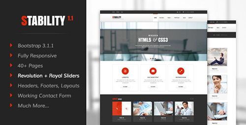 ThemeForest - Stability - Responsive HTML5/CSS3 Template - RIP