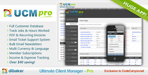 CodeCanyon - Ultimate Client Manager - Pro Edition + Metis and White Templates