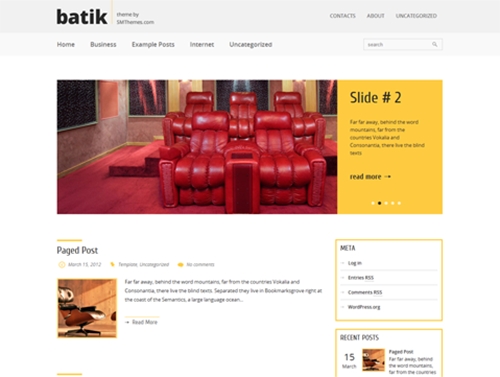Batik - Theme For WordPress