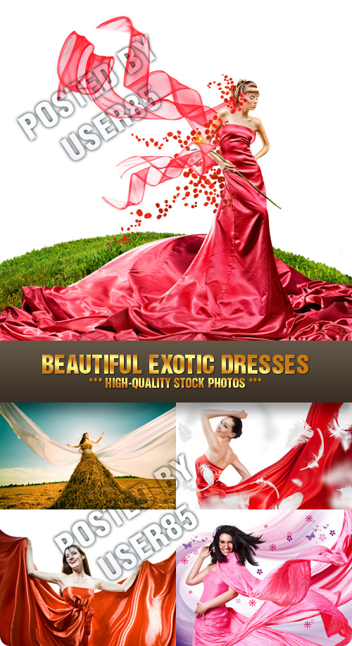 Stock Photo - Beautiful Exotic Dresses