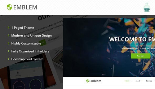 ThemeForest - Emblem - One-Page Template - RIP