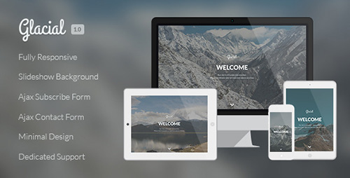 ThemeForest - Glacial - Responsive Under Construction Template - RIP
