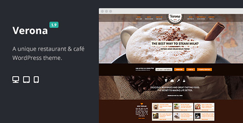 ThemeForest - Verona v1.9.1 - Restaurant Cafe Responsive WordPress Theme