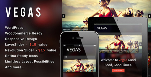 ThemeForest - Vegas v1.1 - Responsive WordPress Theme