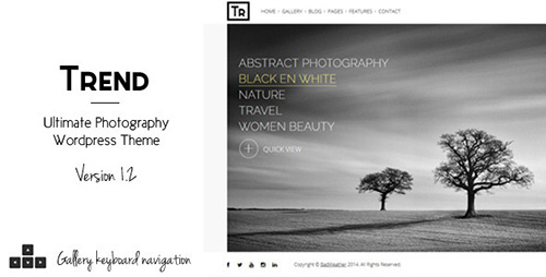 ThemeForest - Trend v1.2 - Photography WordPress Theme