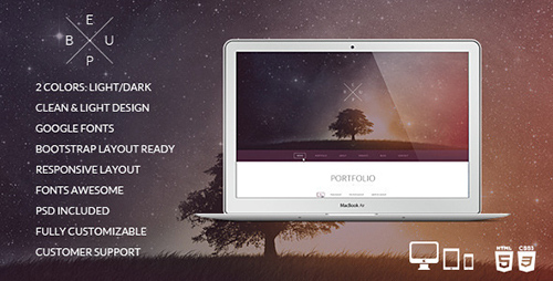 ThemeForest - BeUp - One Page Multi Purpose Modern HTML Template - RIP