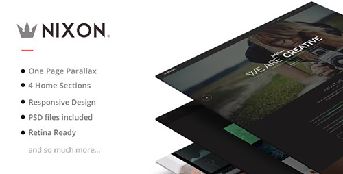 ThemeForest - Nixon - Responsive One Page Parallax Template - RIP